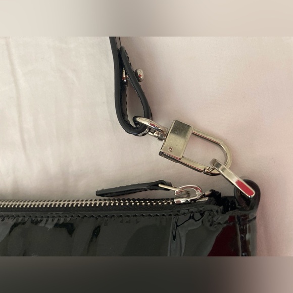 Rachel Black Patent Leather Handbag - Picture 9 of 14